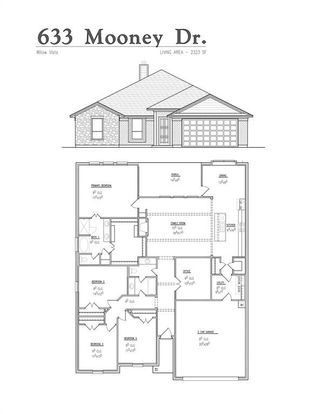 New construction Single-Family house 633 Mooney Drive, Saginaw, TX 76179 - photo