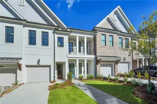 New construction Condo house 4527 Watervale Wy, Unit 271, Peachtree Corners, GA 30092 plan The Cochran - image