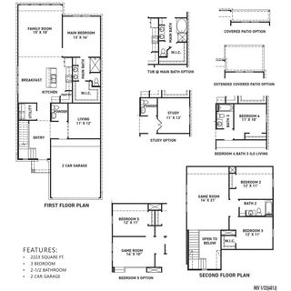 New construction house 10403 Louvre Ln, Iowa Colony, TX 77583 plan Bluebonnet - image