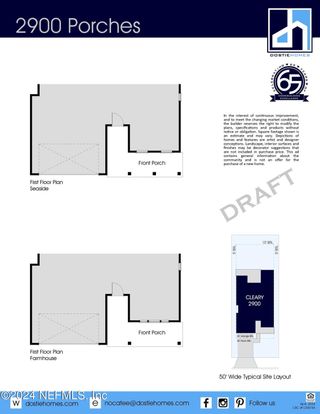 New construction house 544 Caiden Dr, Ponte Vedra, FL 32081 plan Cleary 2900 - image