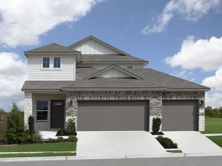 New construction Single-Family house 257 Prairie Song Ln, Liberty Hill, TX 78642 plan The Olympic (380) - image