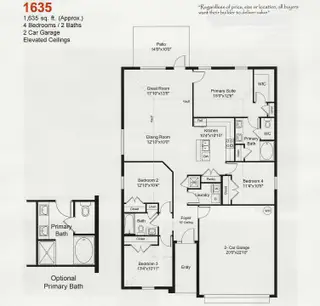 New construction Single-Family house 5041 Teather St, Spring Hill, FL 34608 plan 1635- B - image