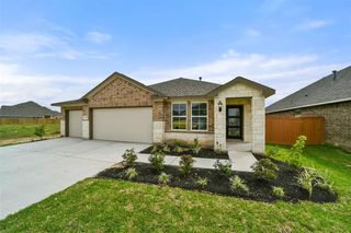 New construction Single-Family house 10706 Amador Peak Drive, Rosharon, TX 77583 The Riviera B with 3-Car Garage- photo