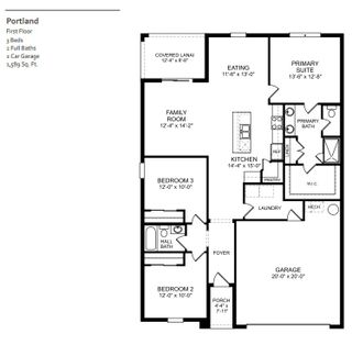 New construction Single-Family house 721 Crown Rose Drive, Eagle Lake, FL 33839 The Portland- photo