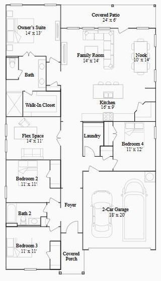 New construction Single-Family house 10191 Pelican Hill Lane, Cleveland, TX 77327 Springsteen- photo