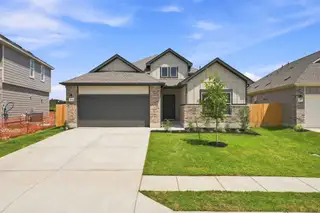 New construction Single-Family house 153 Ayres Horn, Cedar Creek, TX 78612 plan Upton - image