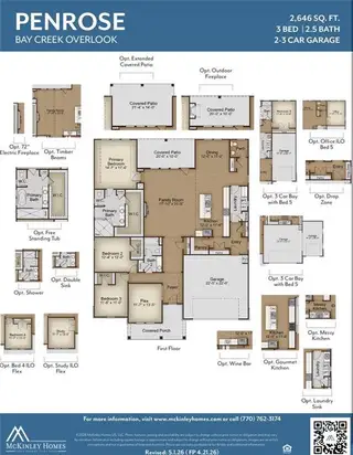 New construction Single-Family house 2411 Sunny Spring Ln, Loganville, GA 30052 plan Penrose - image
