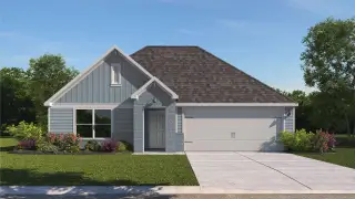 New construction Single-Family house 1722 San Jacinto Dr, Brenham, TX 77833 plan Texas Cali - image