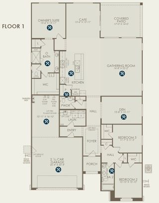 New construction Single-Family house 25278 N 171St Ln, Surprise, AZ 85387 plan Parklane - image
