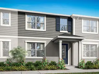 New construction Townhouse house 9972 Red Canoe Aly, Orlando, FL 32832 plan Aurora - image