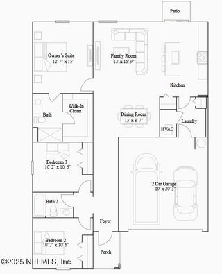 New construction Single-Family house 7760 Hollenbeck Wy, Jacksonville, FL 32219 plan Bloom - image