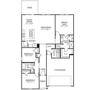 New construction Single-Family house 568 Cozy Bluff Rd, Spartanburg, SC 29301 plan Buchanan - image