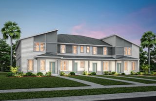 New construction Townhouse house 10674 Evening Star St, Orlando, FL 32829 plan Julep - image