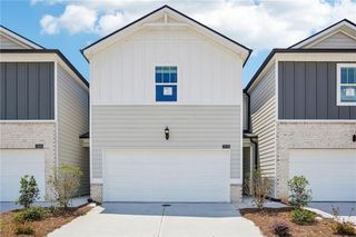 New construction Townhouse house 7838 Marie Wy, Fairburn, GA 30213 plan Jewel - image