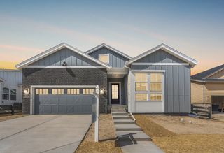 New construction Single-Family house 6739 Fawn Path Ln, Castle Pines, CO 80108 plan 4085 Traditions Elevation A - Modern Farmhouse - image