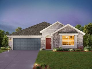 New construction Single-Family house 317 Grand Teton Dr, Kyle, TX 78640 Montgomery Homeplan- photo