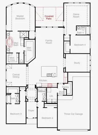 New construction Single-Family house 2302 Gleaming Pear Dr, Manvel, TX 77578 plan Lindsay - image