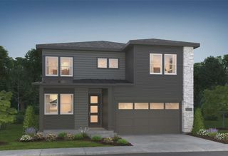 New construction Single-Family house 1252 Stillspring Ln, Castle Pines, CO 80108 plan 3673 Brooklyn Elevation Modern Prairie - image