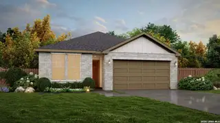 New construction Single-Family house 839 Fort Kylo, San Antonio, TX 78245 plan Garden View - image