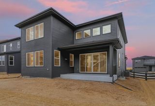 New construction Single-Family house 1252 Stillspring Ln, Castle Pines, CO 80108 plan 3673 Brooklyn Elevation Modern Prairie - image