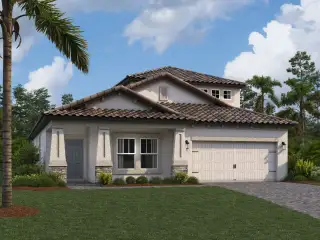 New construction Single-Family house 1731 Rivulet Wy, Zephyrhills, FL 33541 plan Newport II Bonus - image