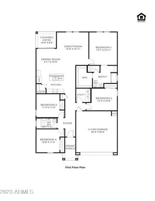 New construction Single-Family house 1149 W Chimes Tower Drive, Casa Grande, AZ 85122 Cali- photo