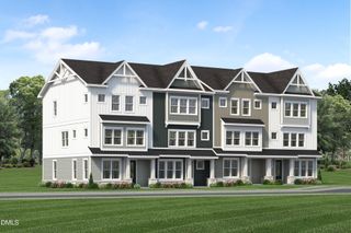 New construction Townhouse house 2411 Adrift Rd, Fuquay Varina, NC 27526 plan Atlas End Unit - image