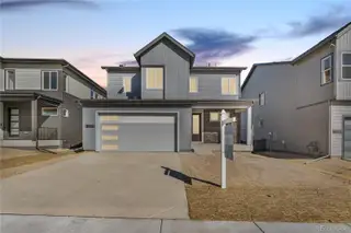 New construction Single-Family house 1277 Stillspring Ln, Castle Pines, CO 80108 plan 3672 Overton Elevation Modern Ranch - image