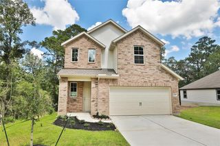 New construction Single-Family house 12115 Mustang Avenue, Willis, TX 77378 Journey Series - Legend- photo