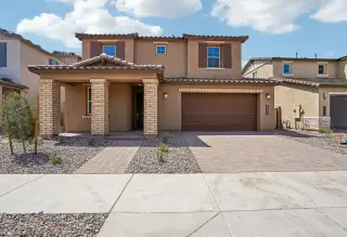 New construction Single-Family house 21507 E Cattle Dr, Queen Creek, AZ 85142 plan 3524 Elevation B - image