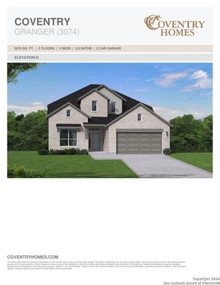 New construction Single-Family house 350 Cleveland Wy, New Braunfels, TX 78130 plan Granger - image