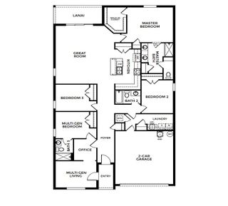 New construction Single-Family house 8595 Oakstone Cr, Leesburg, FL 34788 plan The Sheffield - image