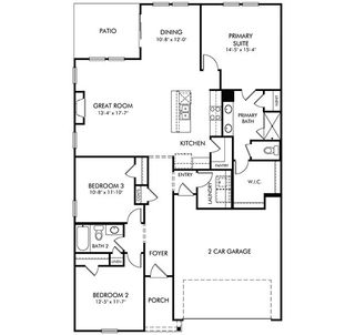 New construction Single-Family house 729 Parry Ct, Woodruff, SC 29388 plan Chandler - image