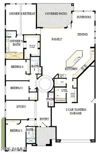 New construction Single-Family house 21671 W Devonshire Ave, Buckeye, AZ 85396 plan The Montura - image