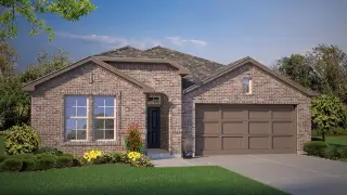 New construction Single-Family house 125 Ringtrail Dr, Rhome, TX 76078 plan Las Cruces - image