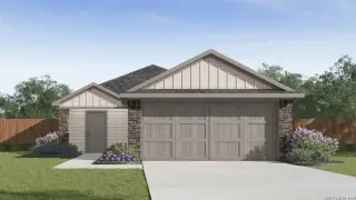 New construction Single-Family house 10828 Kiku, San Antonio, TX 78252 plan The Estero - image