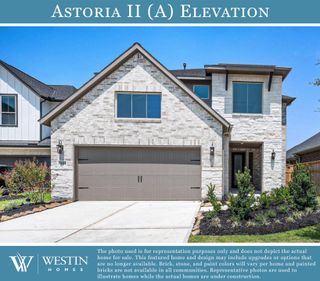New construction Single-Family house 210 Sierra Stream Ln, Conroe, TX 77304 plan The Astoria II - image