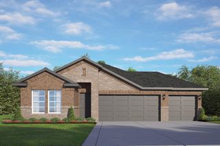 New construction Single-Family house 107 Sabinal Ln, Dayton, TX 77535 plan The Laguna C with 3-Car Garage - image