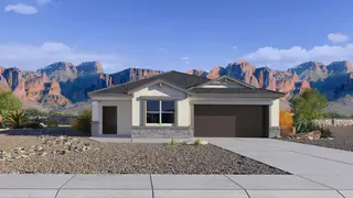 New construction Single-Family house 636 W Bunker Hill St, Florence, AZ 85132 plan Camden - image