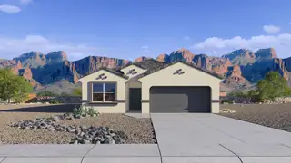 New construction Single-Family house 1567 W Hess Ave, Coolidge, AZ 85128 plan Harris - image
