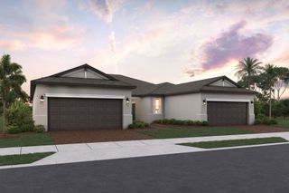 New construction Duplex house 9105 Optimist Wy, Palmetto, FL 34221 plan Opal - image