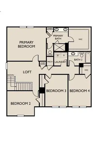 New construction Single-Family house 5376 Heron Bay Blvd, Locust Grove, GA 30248 plan Astrid - image
