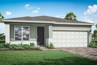 New construction  house 9826 Sw Indra Wy, Port St. Lucie, FL 34987 plan Briar - image