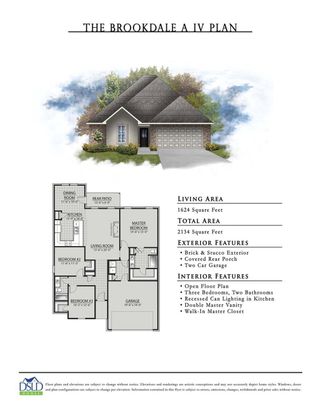 New construction Single-Family house 1470 Little Cypress Lp, Orange, TX 77632 plan Brookdale IV A - image