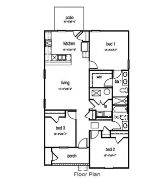 New construction Single-Family house 157 Stamford Rd, Orangeburg, SC 29115 plan Lewis - image