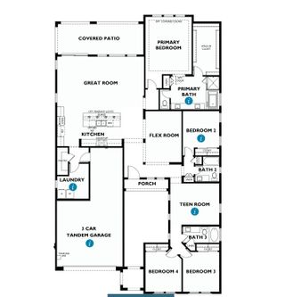 New construction Single-Family house 34271 N Sandpiper Trl, Queen Creek, AZ 85144 Plan 5014 Elevation A- photo