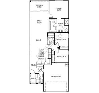 New construction Single-Family house 971 S Paseo Las Vigas, Sahuarita, AZ 85629 plan Garden - image