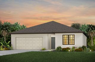 New construction Single-Family house 609 Oasis Lake Pl, Lehigh Acres, FL 33936 plan Chapman - image