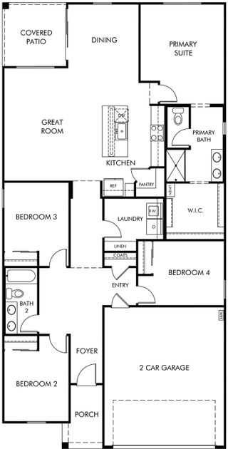 New construction  house 12665 N Eternity Wy, Marana, AZ 85658 plan Garnet - image