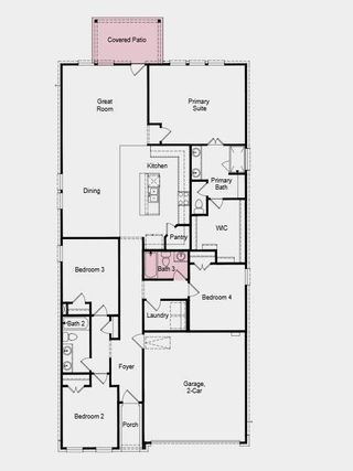 New construction house 18007 Horse Haven Ln, Hockley, TX 77377 plan Azalea II - image